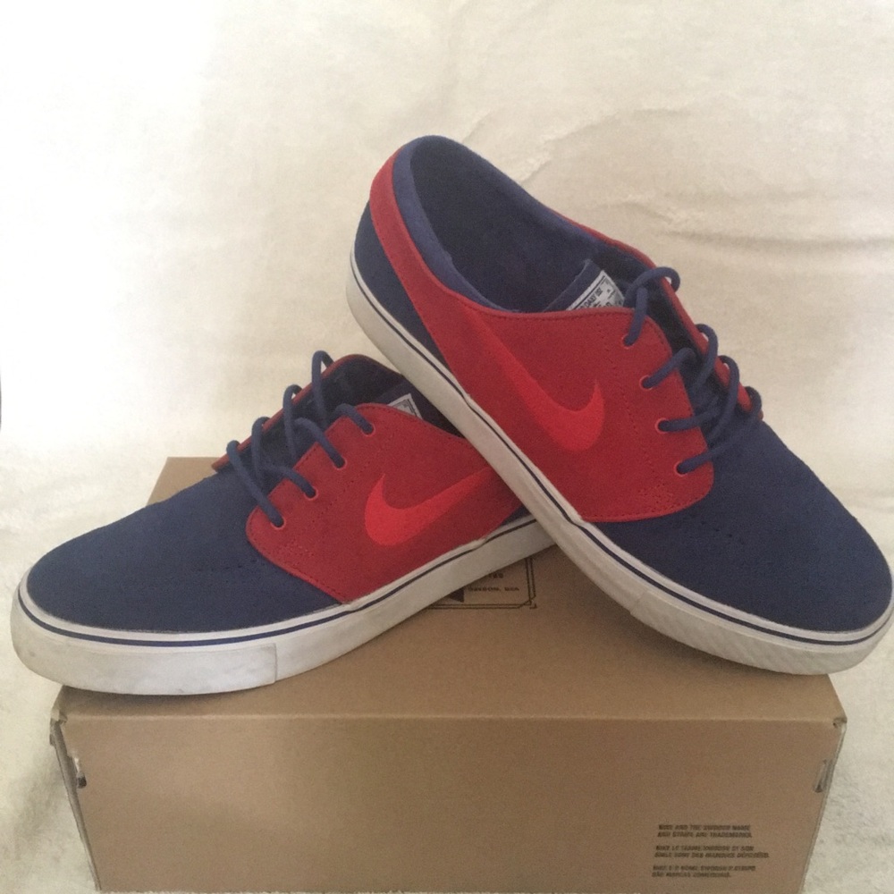 Stefan Janoski “Blue and Red Suede”